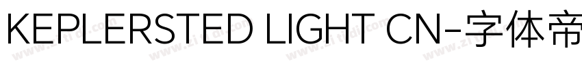 KEPLERSTED LIGHT CN字体转换